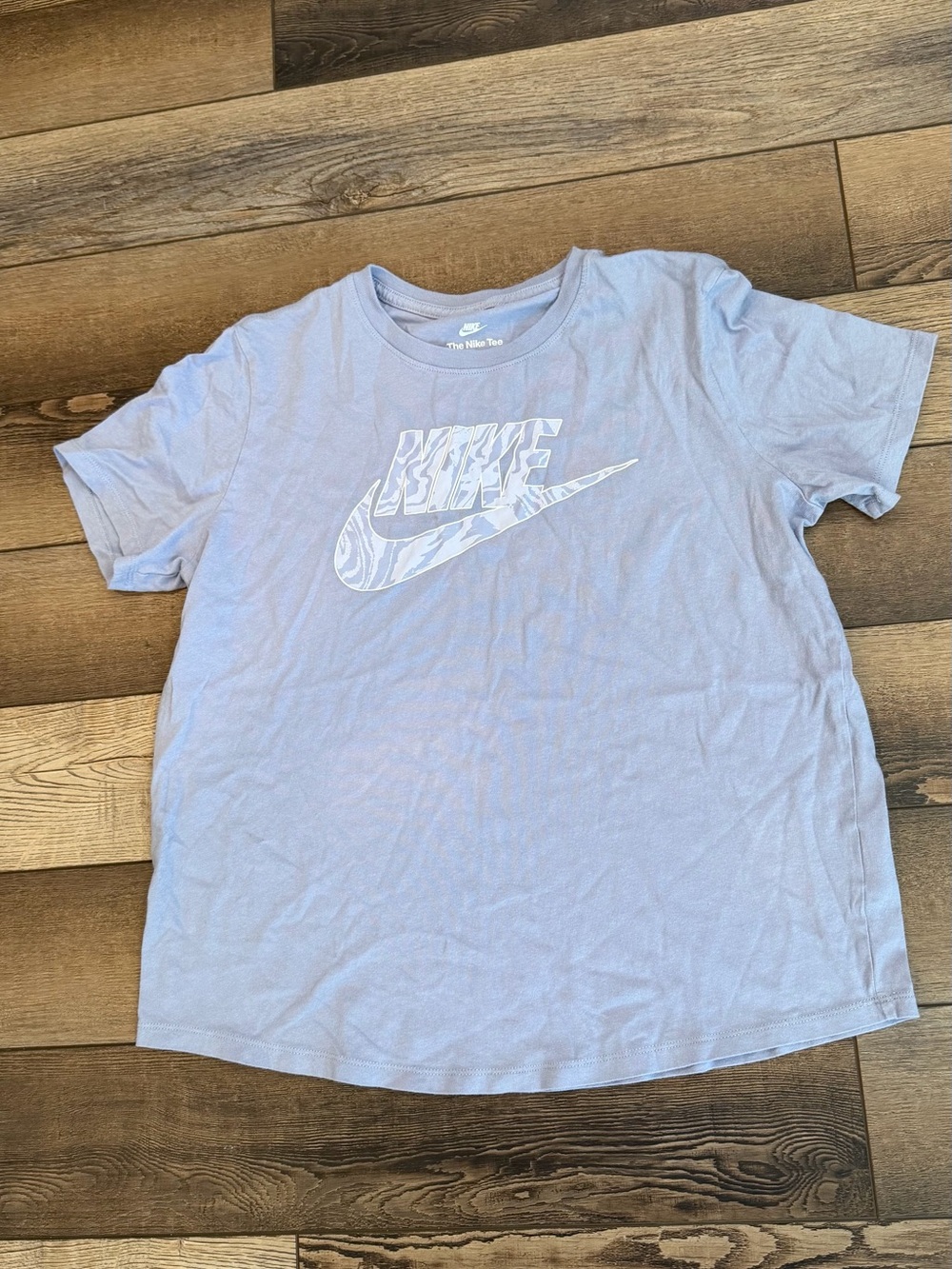 Nike Light Purple Short-Sleeve Tee with White Swirl Swoosh